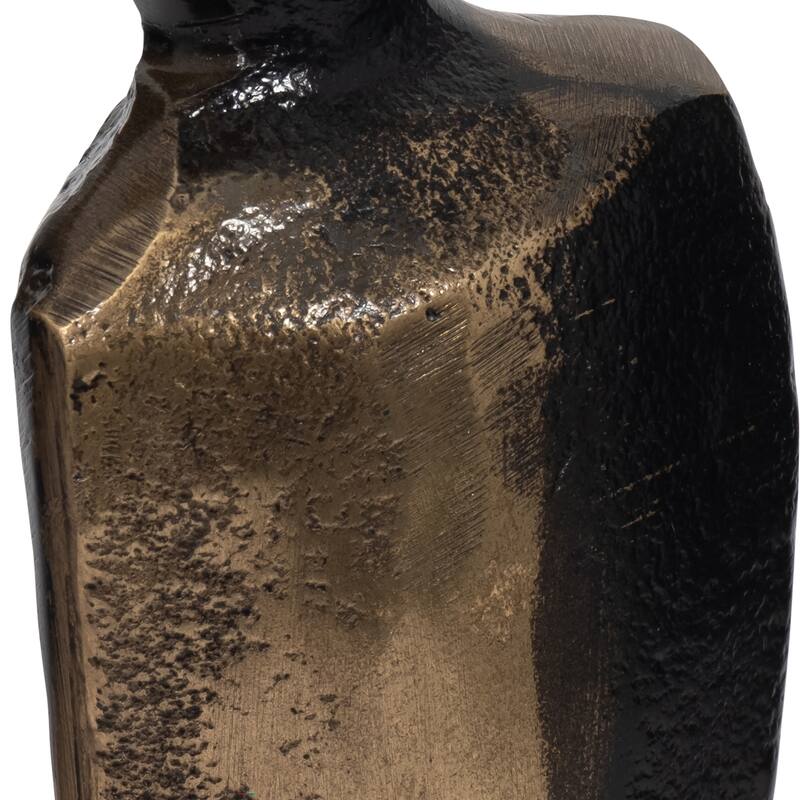 Sagebrook Home's 14/16" Torren Couple Statuary, Bronze, Set Of 2 - 3" x 3" x 16"