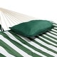 preview thumbnail 10 of 71, Sunnydaze Rope Hammock with 12-Foot Stand, Hammock Pad & Pillow