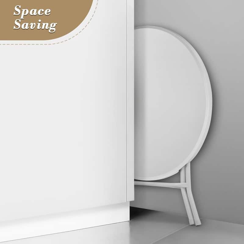 Portable Folding Bistro Table for Office, Events, Parties, Weddings, Patio