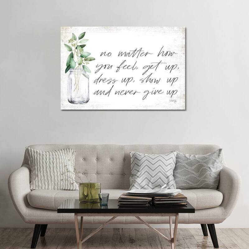 iCanvas "No Matter How You Feel" by Marla Rae Canvas Print - 32x48x1.5