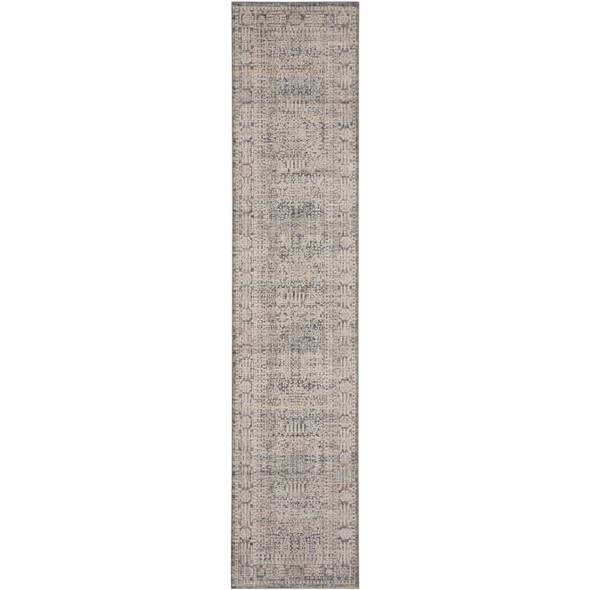 Nourison Nyle Indoor only Grey Geometric Area Rug