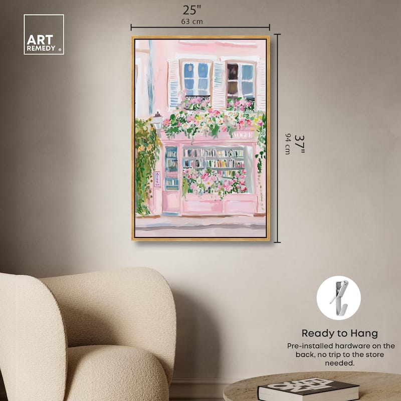 Little Magazine Store Canvas by Art Remedy