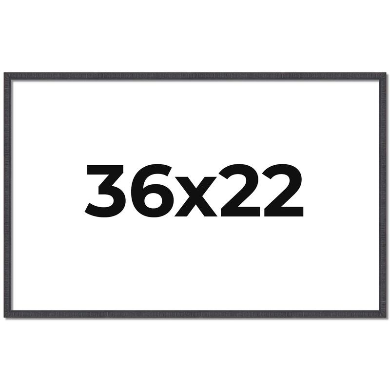 36x22 Frame Brown Solid Wood Picture Frame - Complete Modern Photo