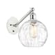 Option White and Polished Chrome / Clear Water Glass