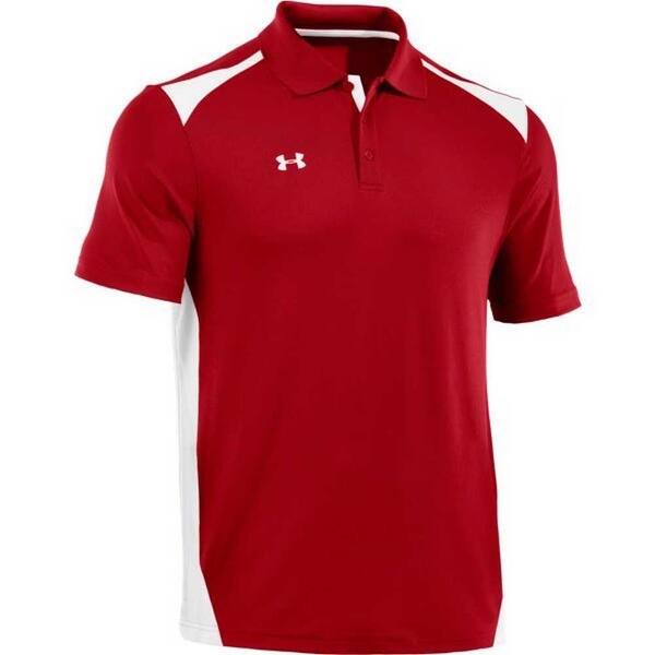 Shop Under Armour Men S Team Colorblock Polo Golf Shirt 1243082