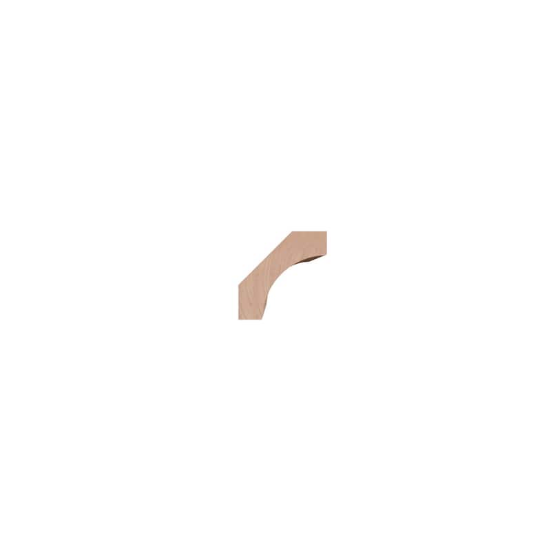 WM86 9/16-in D x 1-5/8-in W x 96-in L Americraft Solid Hardwood Stain Grade Cove Moulding