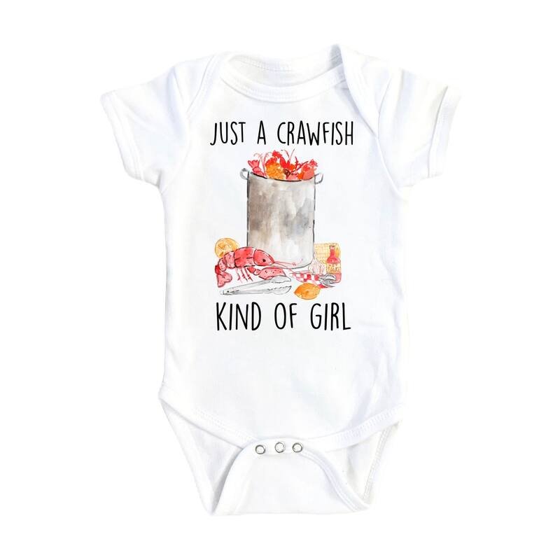 Crawfish Girls - Baby Boy Girl Clothes Infant Bodysuit Funny Cute Newborn - White - Newborn