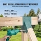 preview thumbnail 18 of 18, VEVOR A-Frame Middle Swing Set Brackets,Heavy Duty Carbon Steel Swing Set Hardware with Mounting Hardware