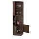 preview thumbnail 6 of 40, TUHOME Syrah Corner Bar Cabinet with 2-Doors and 8 Cubbies - N/A