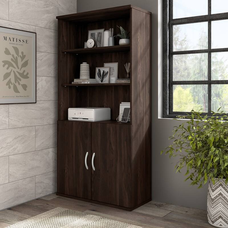 Hybrid Tall 5 Shelf Bookcase by Bush Business Furniture