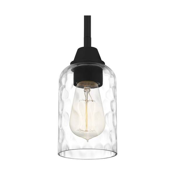 slide 2 of 8, Acacia 1-Light Matte Black Mini Pendant