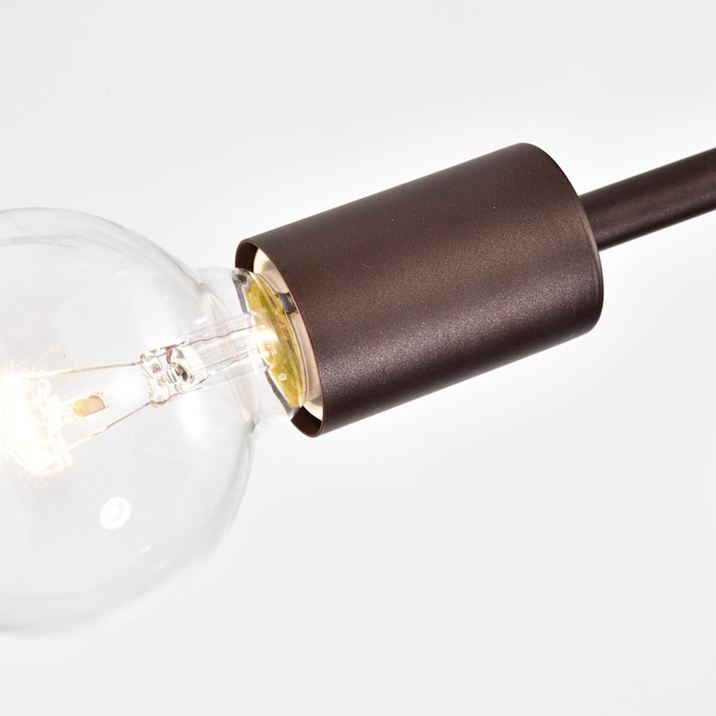 3-light Oil Rubbed Bronze Semi-Flush Mount