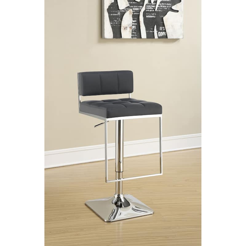 Alameda Adjustable Height Low Back Bar Stool