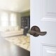preview thumbnail 3 of 5, Schlage Champagne Right Handed Non-Turning One-Sided Dummy Door Lever