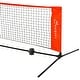 preview thumbnail 9 of 11, Soozier 23 ft Portable Double Sided Soccer Training Rebounder Trainer Net for Practice with Included Storage Bag, Red