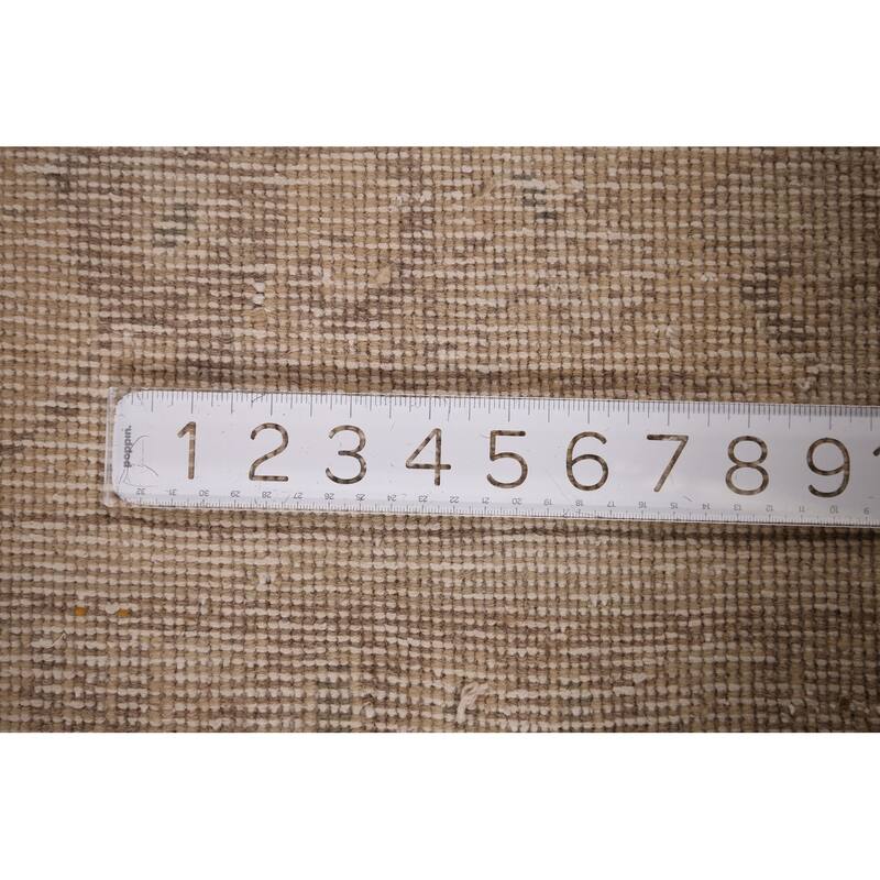 Purple Tabriz Vintage Persian Rug Handmade Wool Carpet - 9'8" x 12'8"