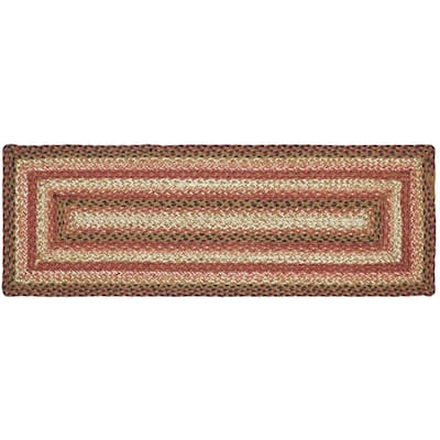 Ginger Spice Jute Rect Runner 13x36