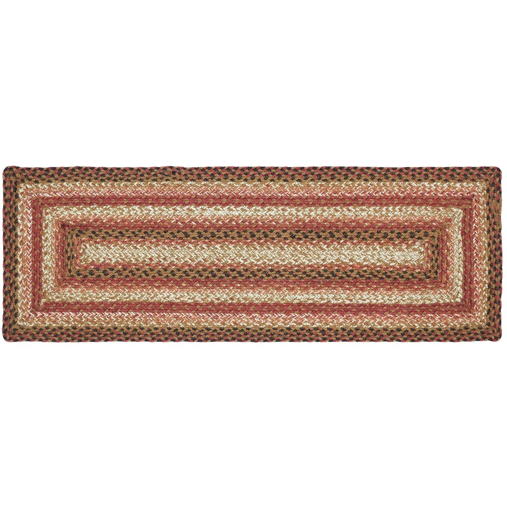 Ginger Spice Jute Rect Runner 13x36