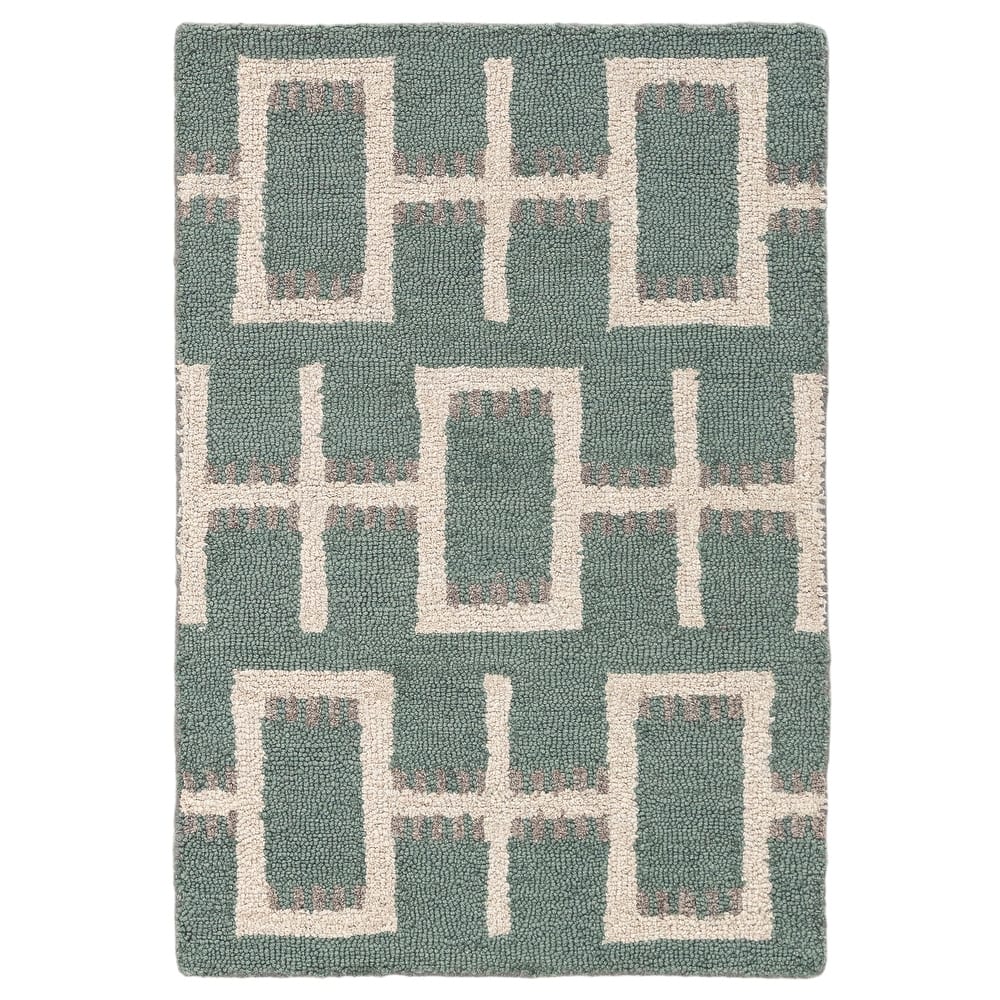Terra by Obeetee Freya Frida Green Rug