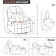 preview thumbnail 35 of 53, MCombo Electric Power Lift Recliner Chair Sofa with Massage and Heat for Elderly, 3 Positions, USB Ports, Faux Leather 7040