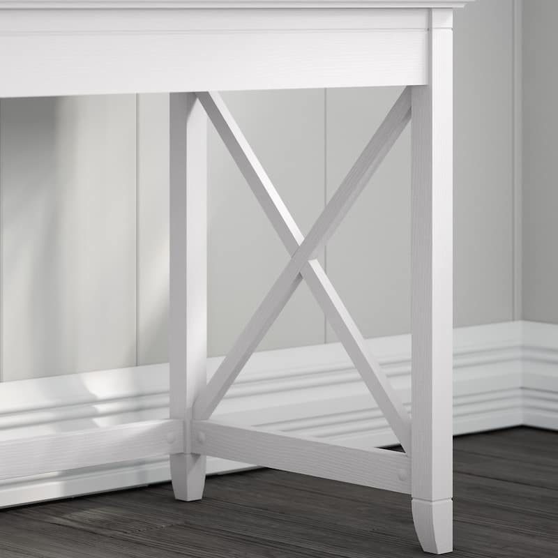 Key West 2 Person Desk Set with Lateral File Cabinet by Bush Furniture