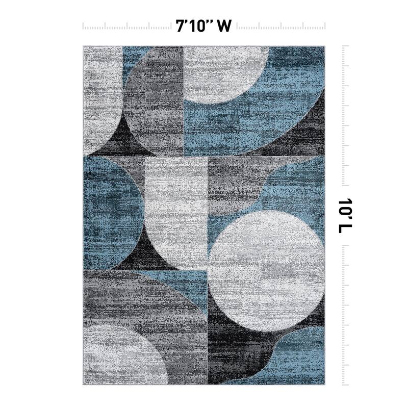 Modern Geometric Design Area Rug