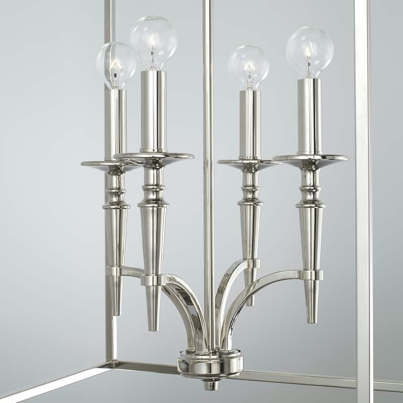 Abbie 17.75" 4-light Lantern Foyer Pendant