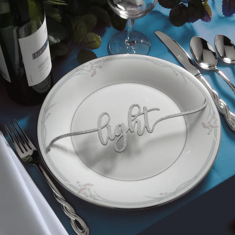 10" Hannukah Place Setting Words