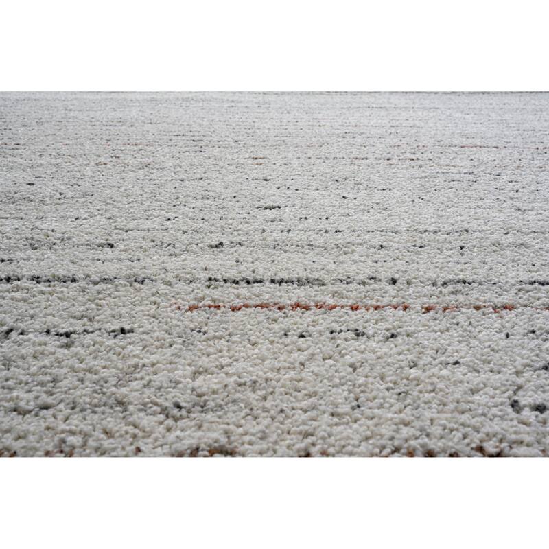 Lydia Ivory, Gold, Green, Rust, Gray and Charcoal Polypropylene Area Rug - 10' x 14'