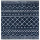 preview thumbnail 163 of 166, SAFAVIEH Arizona Shag Lotta Moroccan 1.2-inch Thick Rug 3'2" Square - Slate Blue/Ivory - Square