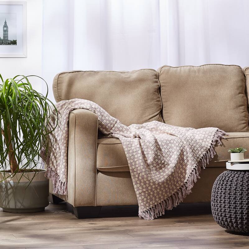 DII Stone Urban Check Throw