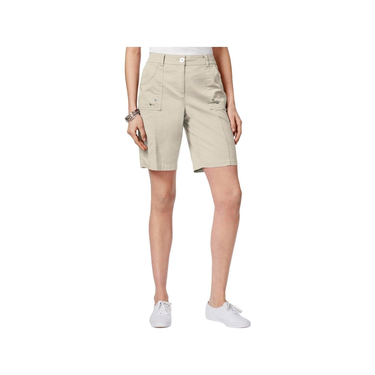 karen scott comfort waist shorts