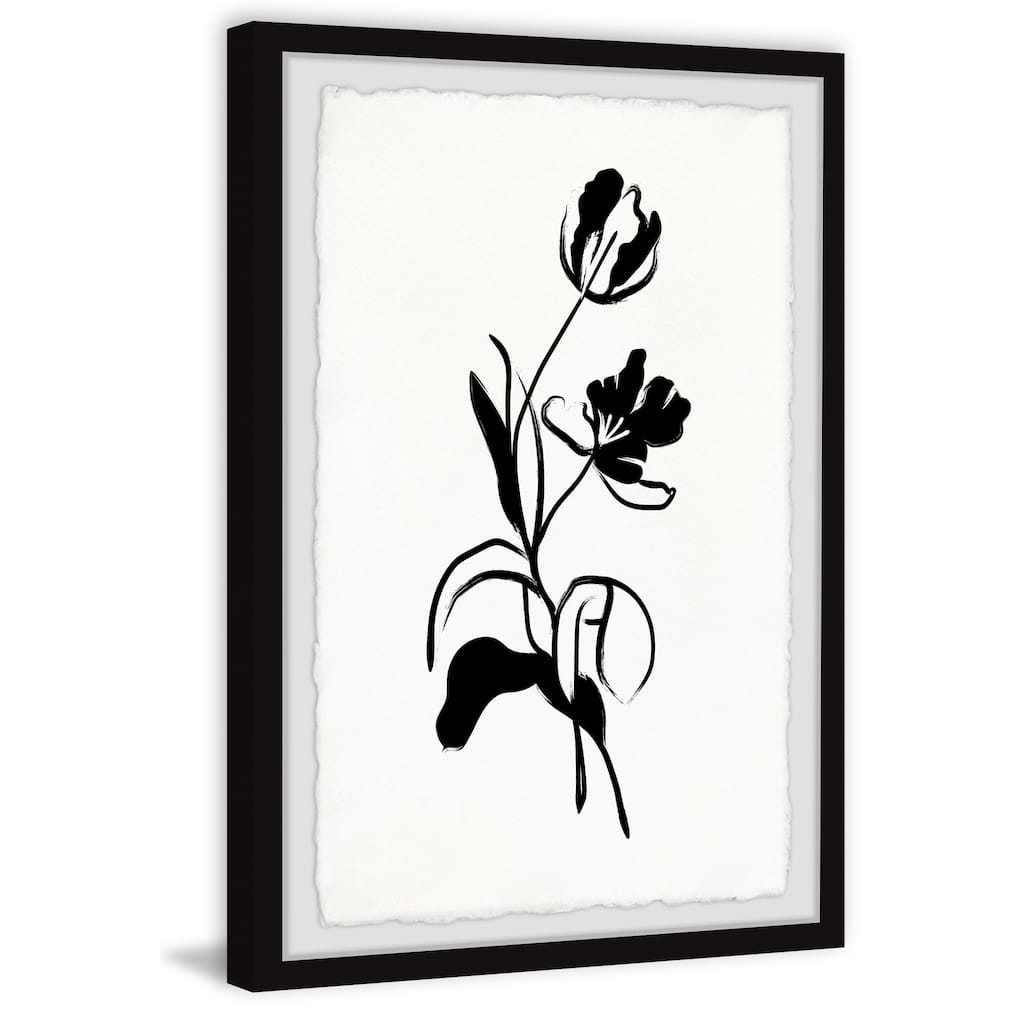 'Flowers for Her' Framed Painting Print