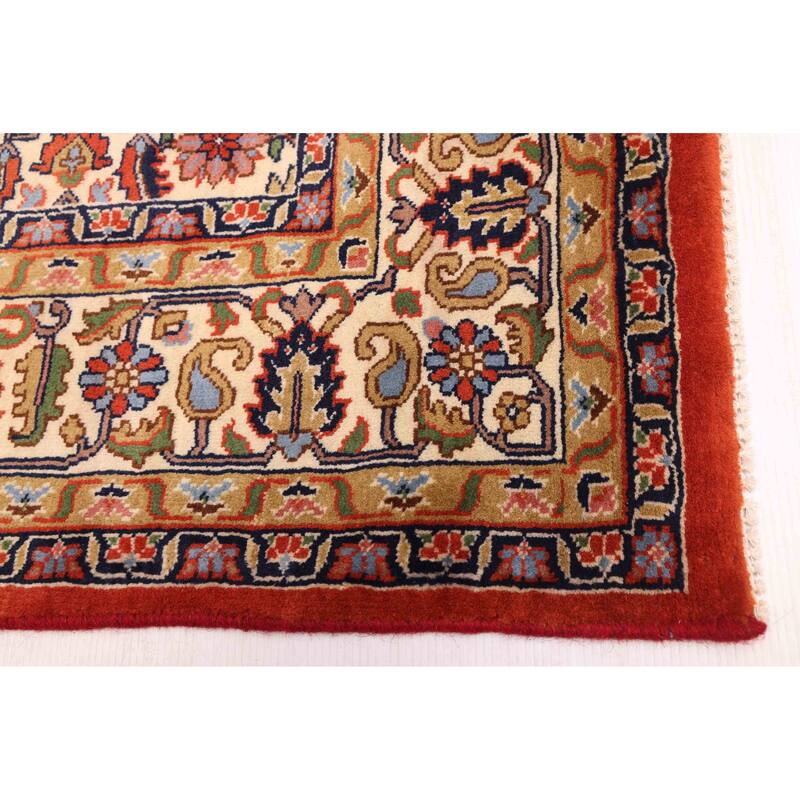 ECARPETGALLERY Hand-knotted Royal Mahal Dark Copper Wool Rug - 5'10 x 9'2