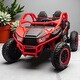 preview thumbnail 8 of 33, 24V Two-Seater Kids Ride-On UTV with Remote Control, Bluetooth, LED Lights, and Four-Wheel Suspension for Kids 3+ Red
