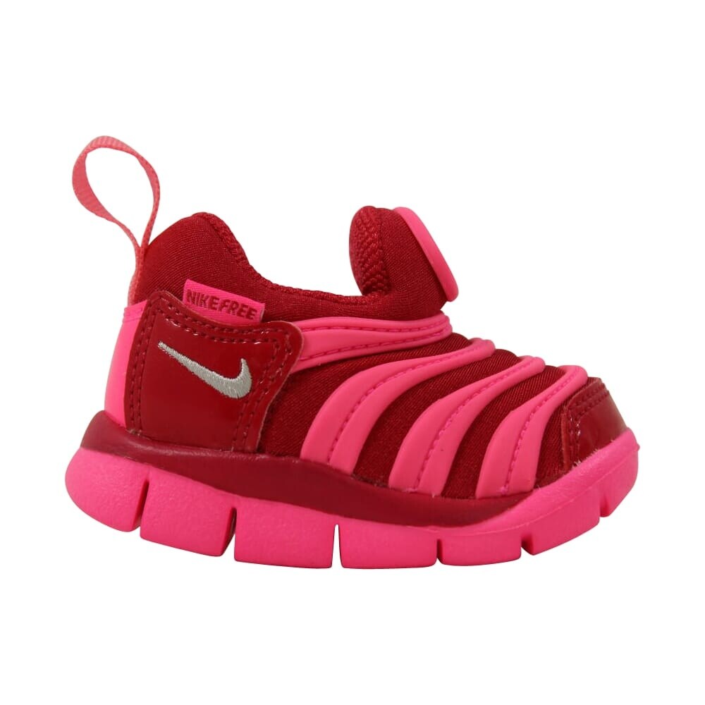 Shop Nike Dynamic Free Dark Red Silver 343938 608 Toddler Overstock 31624523