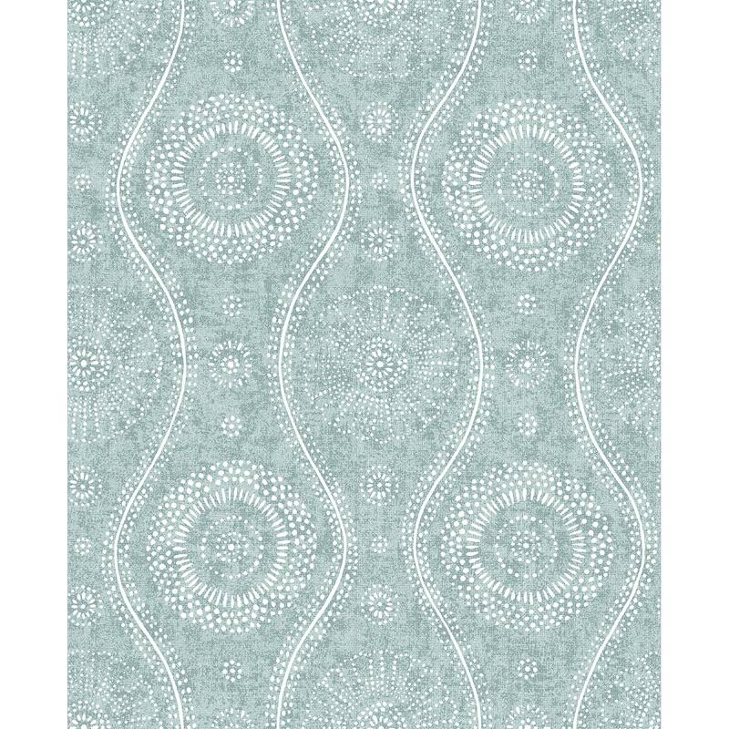 A-Street Prints Aqua Painterly Wallpaper