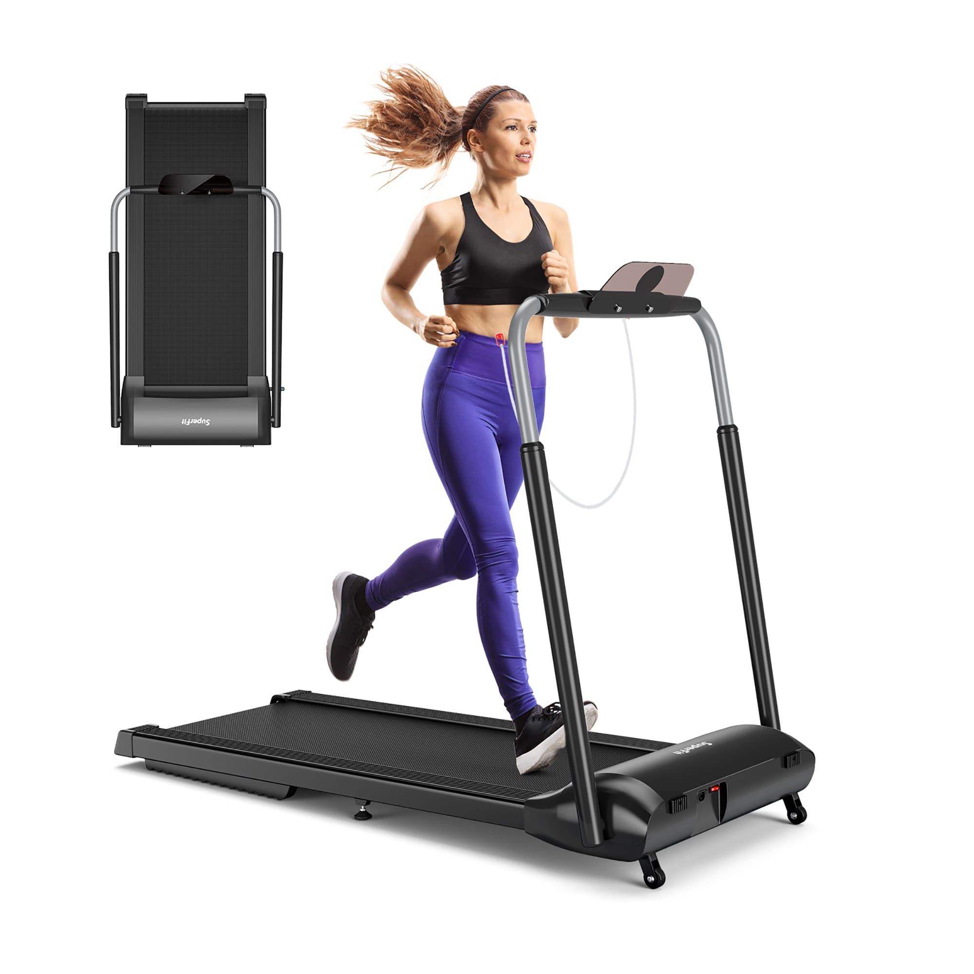 Costway 3HP Folding Treadmill Compact Walking Jogging Machine W/Touch - See details