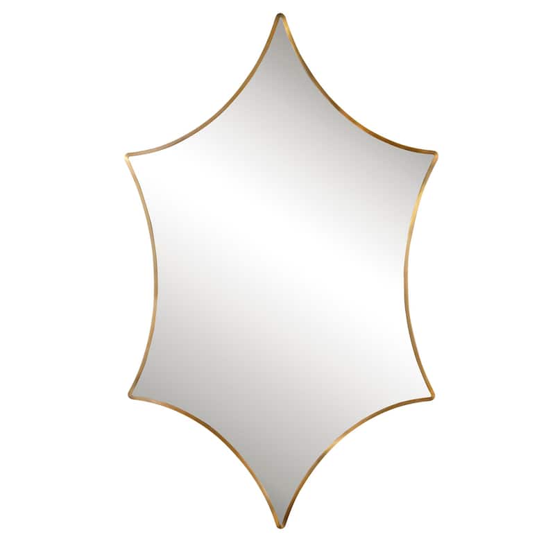 Curved Points Framed Wall Mirror - 50.75"