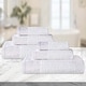 preview thumbnail 7 of 69, Superior Wisteria Cotton Floral Jacquard 6 Piece Bathroom Towel Set