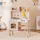 preview thumbnail 2 of 8, Costway Height Adjustable Play Kitchen Wooden Kitchen Playset with - See Details