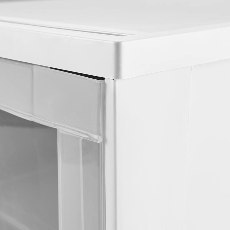 STARPLAST Medium Stackable Storage Drawer, White