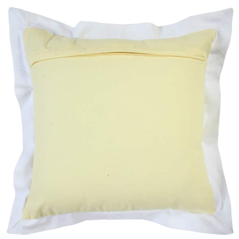 Sevita Bright Bordered Throw Pillow