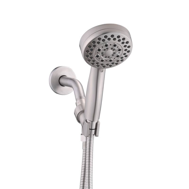 5 Mode Adjustable Settings Handheld Shower Head with Hose High Pressure Shower Heads