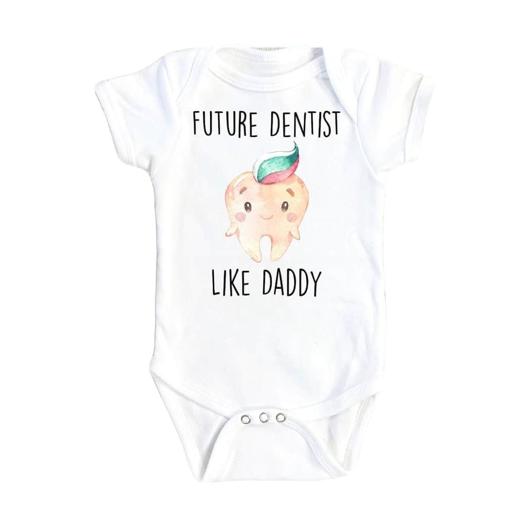 Dental - Baby Boy Girl Clothes Infant Bodysuit Funny Cute Newborn 11