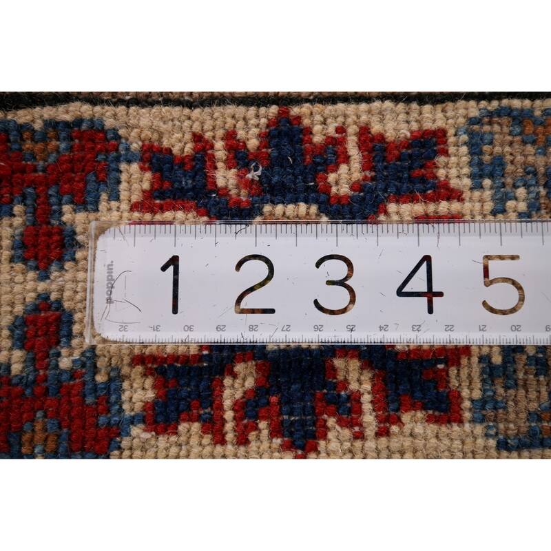 Oriental Orange Kazak Area Rug Hand-Knotted Bedroom Wool Carpet - 3'11" x 6'0"