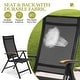 preview thumbnail 35 of 41, 9/11/13-Piece Outdoor Patio Dining Set All-Weather Aluminum Dining Table with Umbrella Hole and Adjustable Folding Chairs