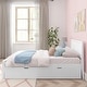 preview thumbnail 12 of 27, Max and Lily Twin-Size Bed with Panel Headboard and Trundle