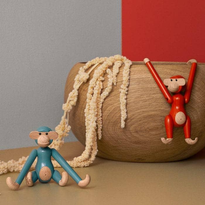 Kay Bojesen Vintage Monkey, Mini, H 3.7" - H: 3.7"