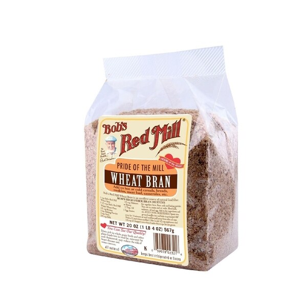 Bob's Red Mill Wheat Bran - 20 oz - Case of 4